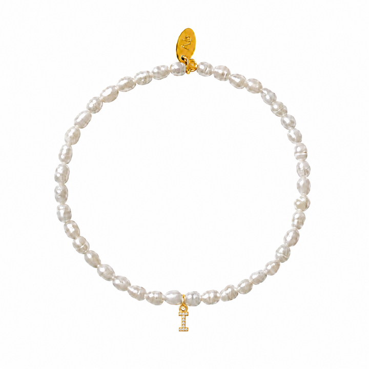 Pearl Initial Bracelet-Embark Fine Jewelry