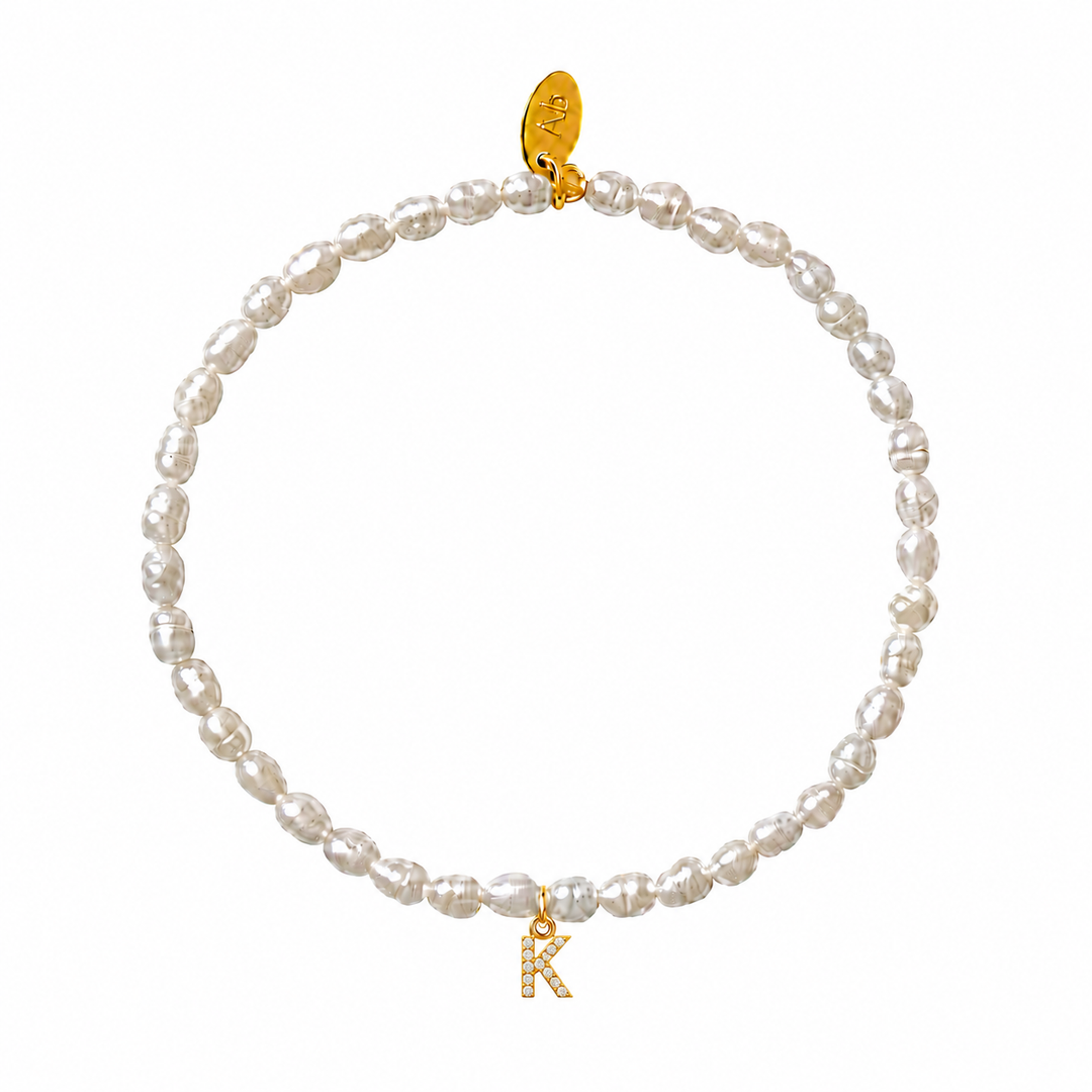 Pearl Initial Bracelet-Embark Fine Jewelry