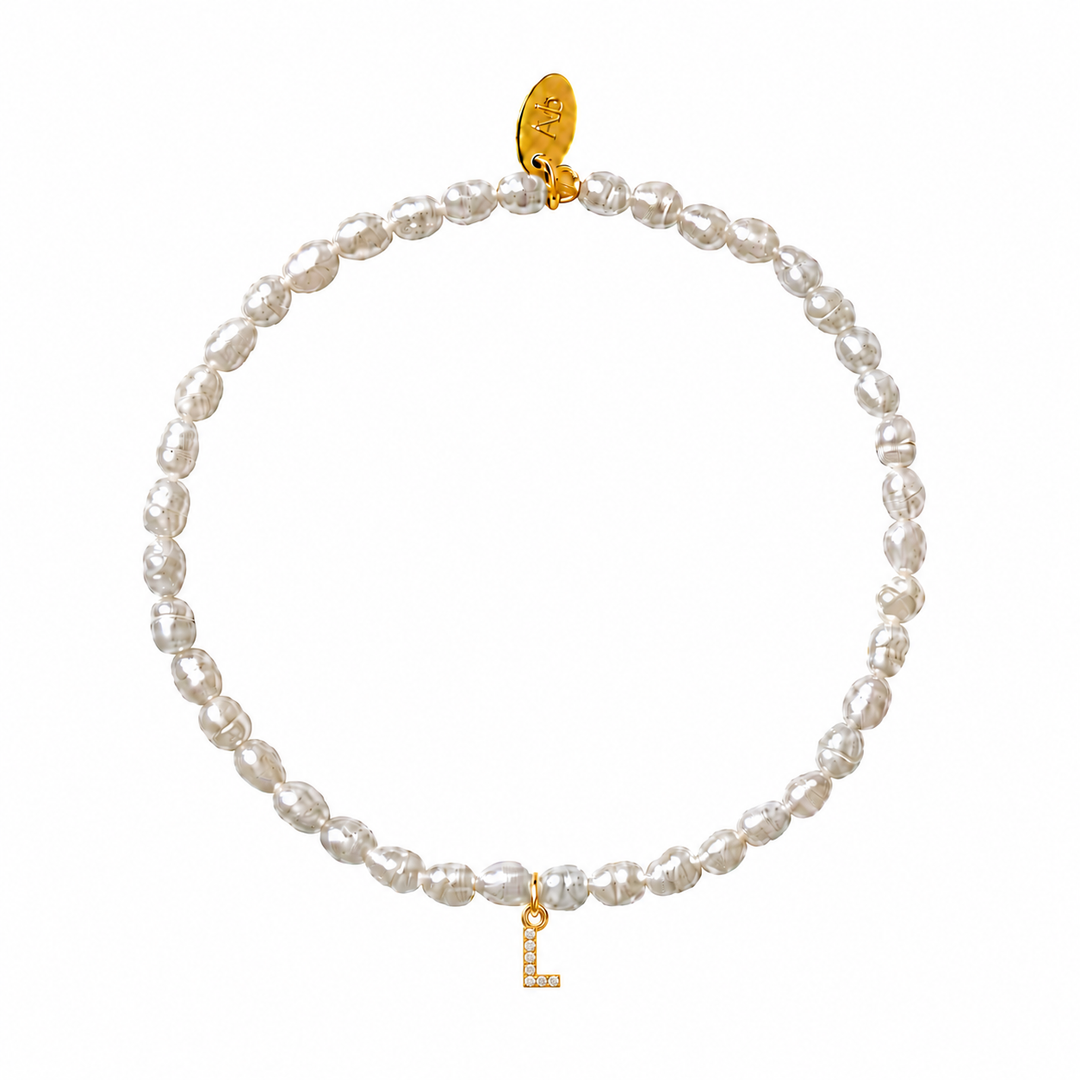 Pearl Initial Bracelet-Embark Fine Jewelry