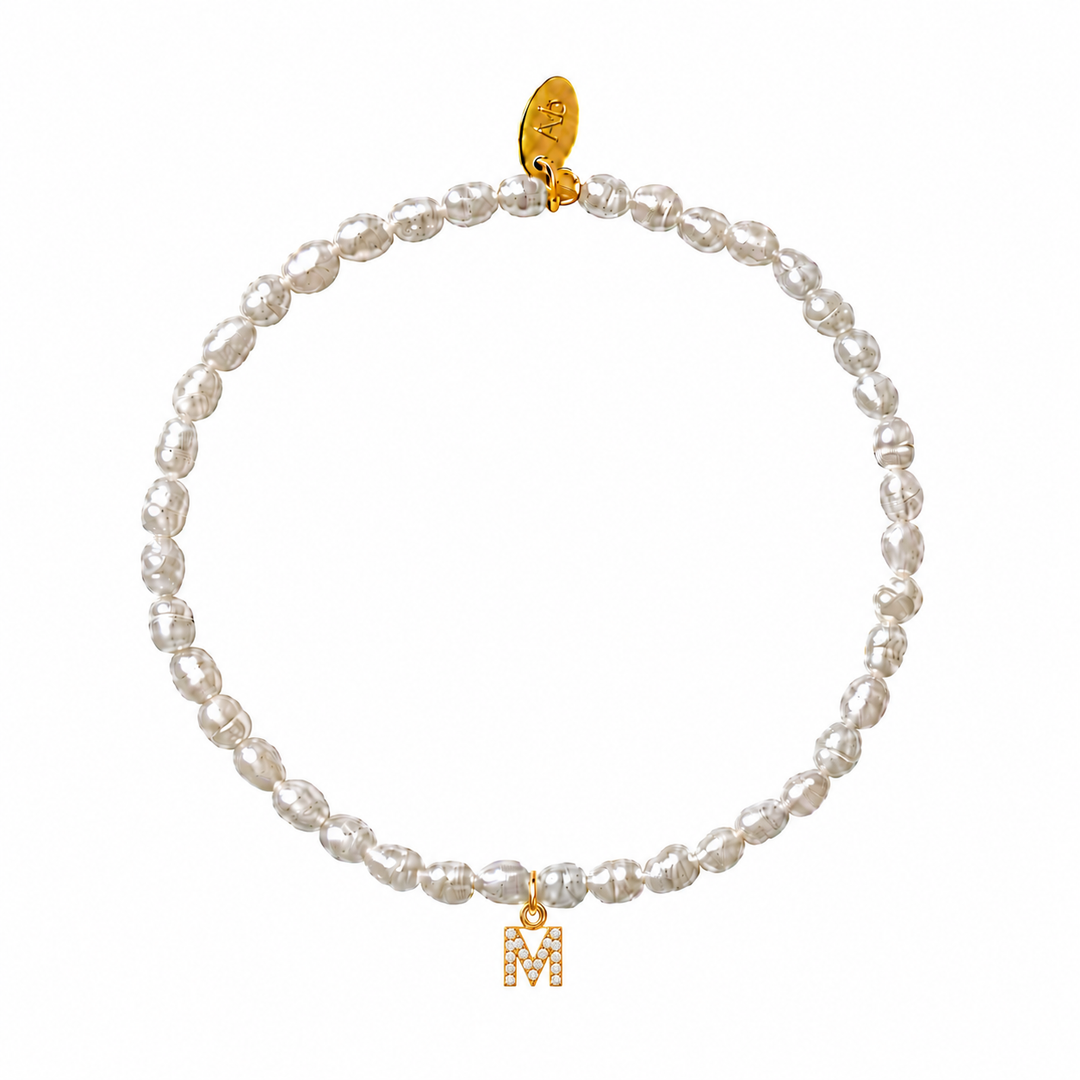 Pearl Initial Bracelet-Embark Fine Jewelry