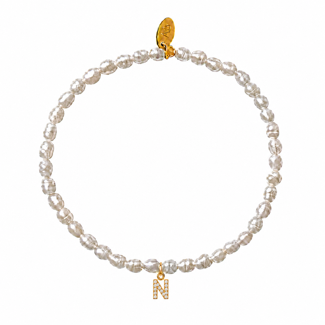Pearl Initial Bracelet-Embark Fine Jewelry