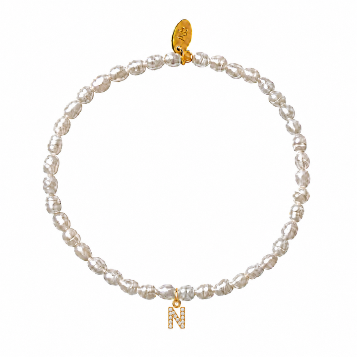 Pearl Initial Bracelet-Embark Fine Jewelry