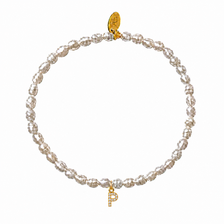 Pearl Initial Bracelet-Embark Fine Jewelry