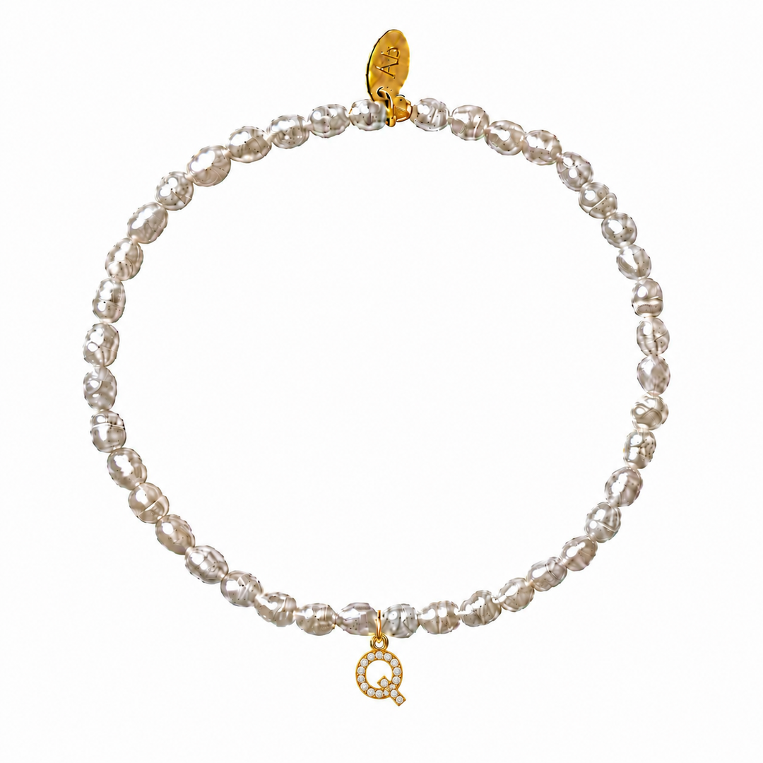 Pearl Initial Bracelet-Embark Fine Jewelry