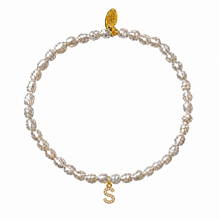 Pearl Initial Bracelet-Embark Fine Jewelry