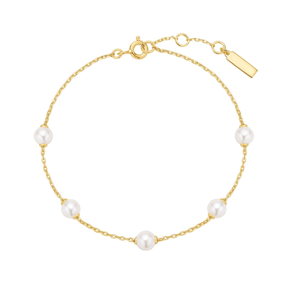 Pearl Station Bracelet-Embark Fine Jewelry