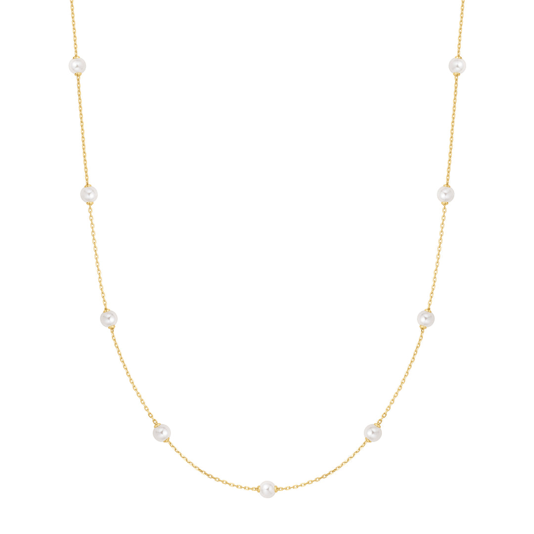 Pearl Station Necklace