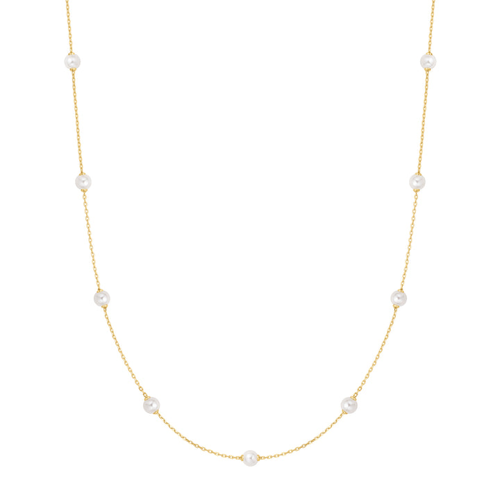 Pearl Station Necklace