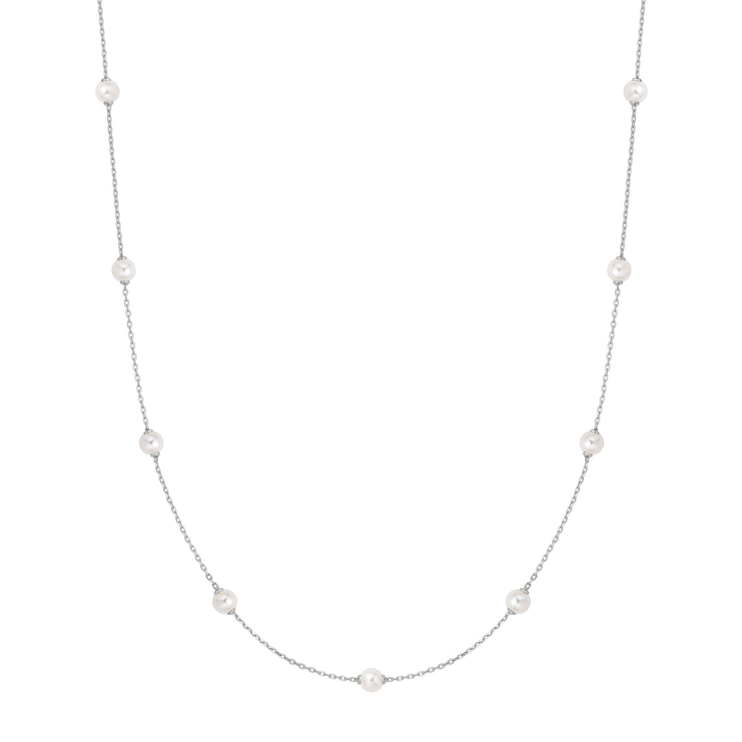 Pearl Station Necklace