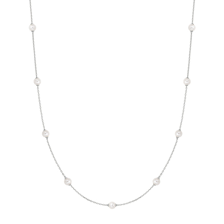 Pearl Station Necklace