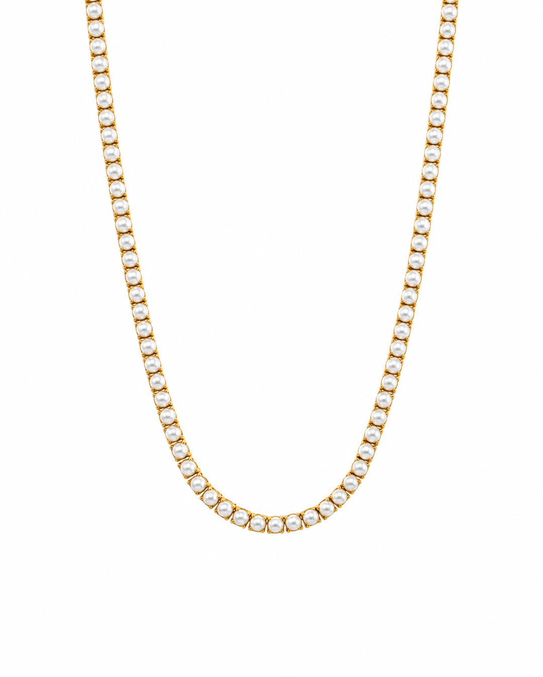 Pearl Tennis Necklace-Embark Fine Jewelry