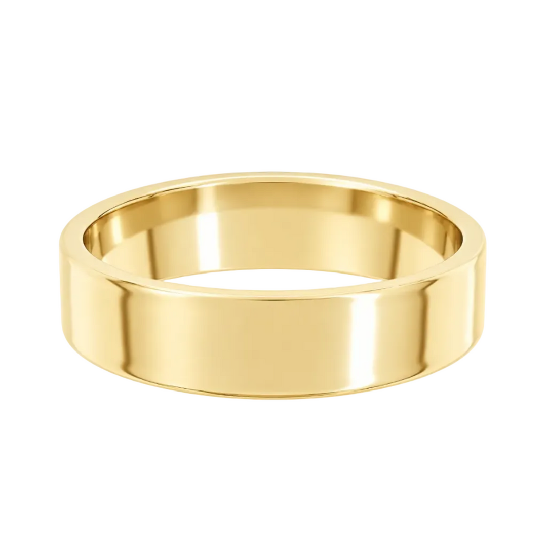 14K Flat Ultra-Light Band