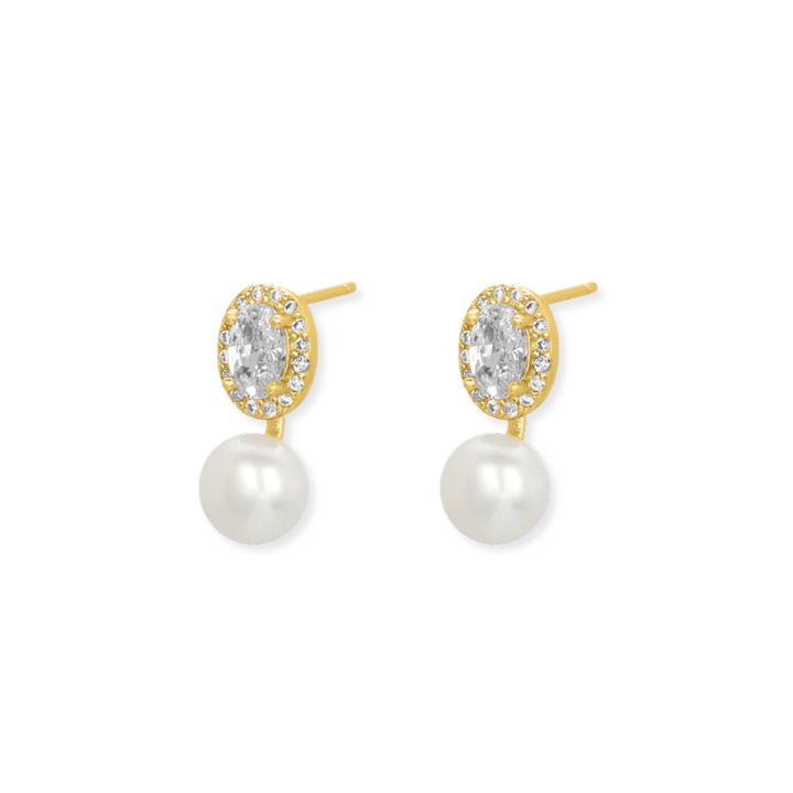 Portia Pearl Earrings-Embark Fine Jewelry