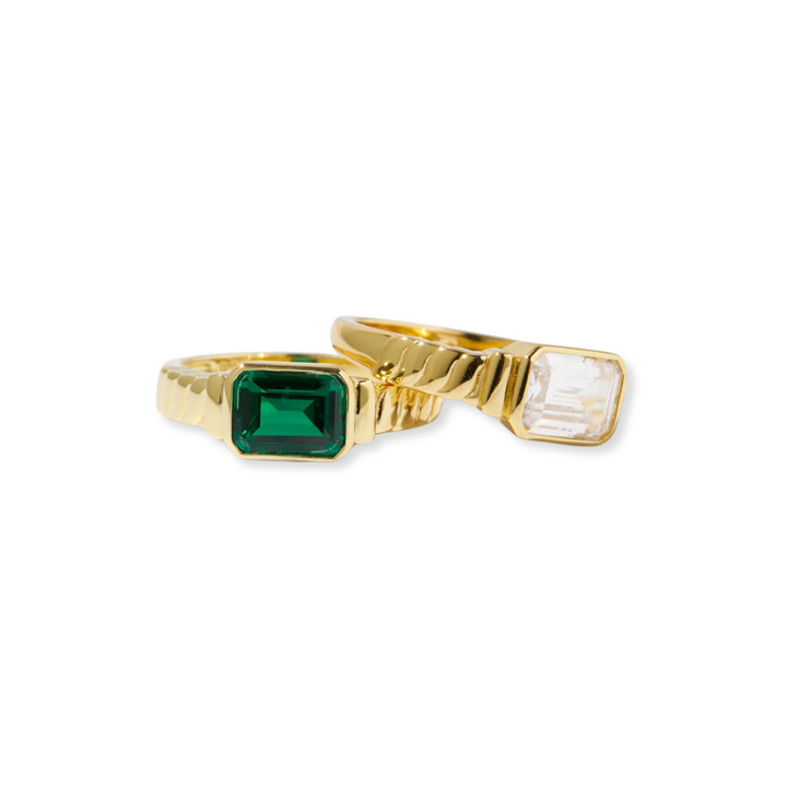 Emerald-Cut Statement Ring