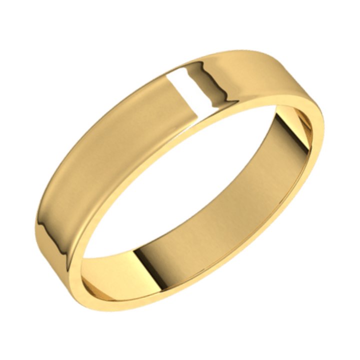 14K Flat Ultra-Light Band