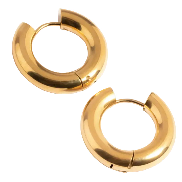 Puffy Hoop Earrings