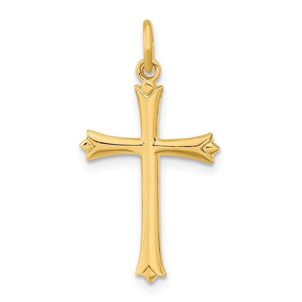 Fleur De Lis Cross Charm