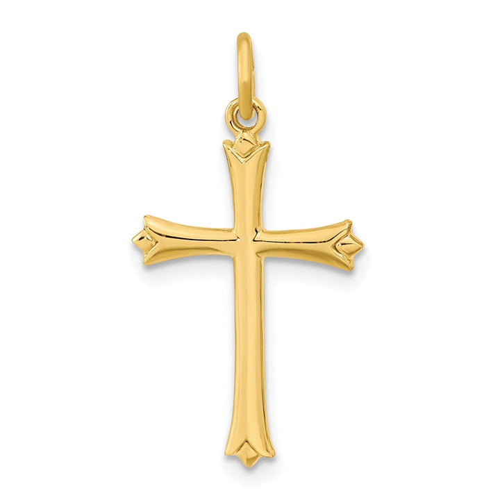 Fleur De Lis Cross Charm