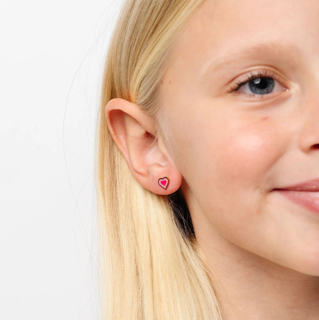 Radiant Heart Studs