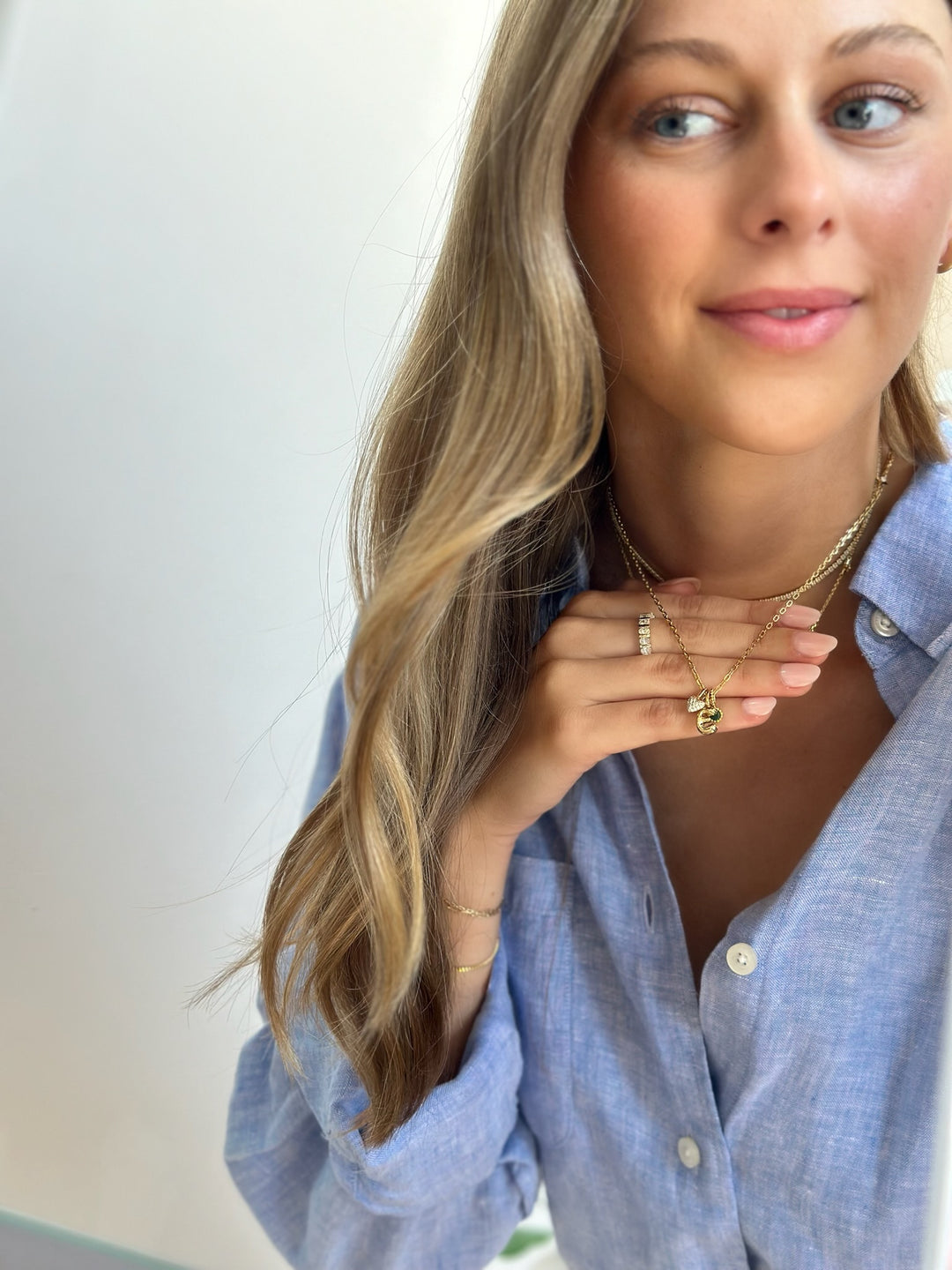 Rectangle Link Chain Necklace-Embark Fine Jewelry