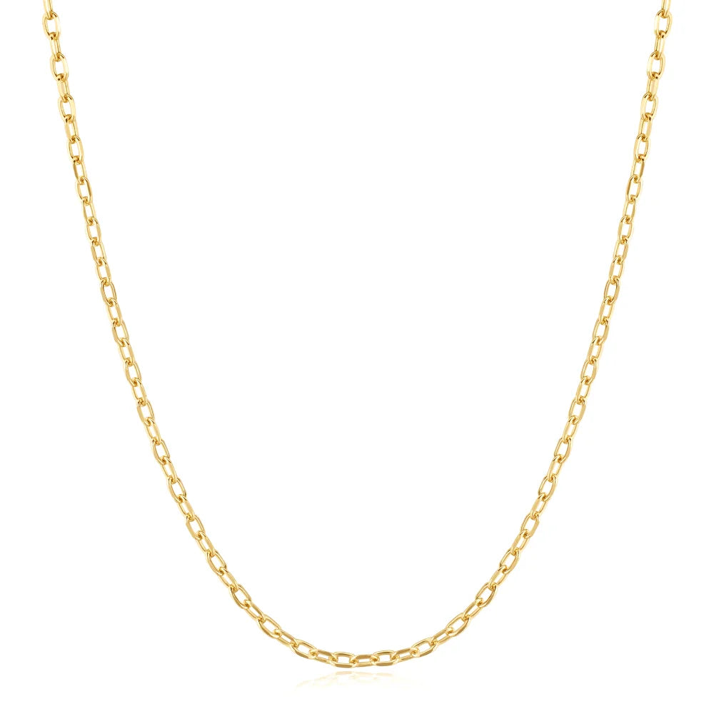 Rectangle Link Chain Necklace