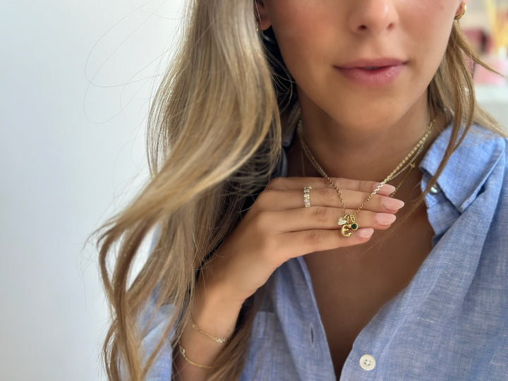 Rectangle Link Chain Necklace