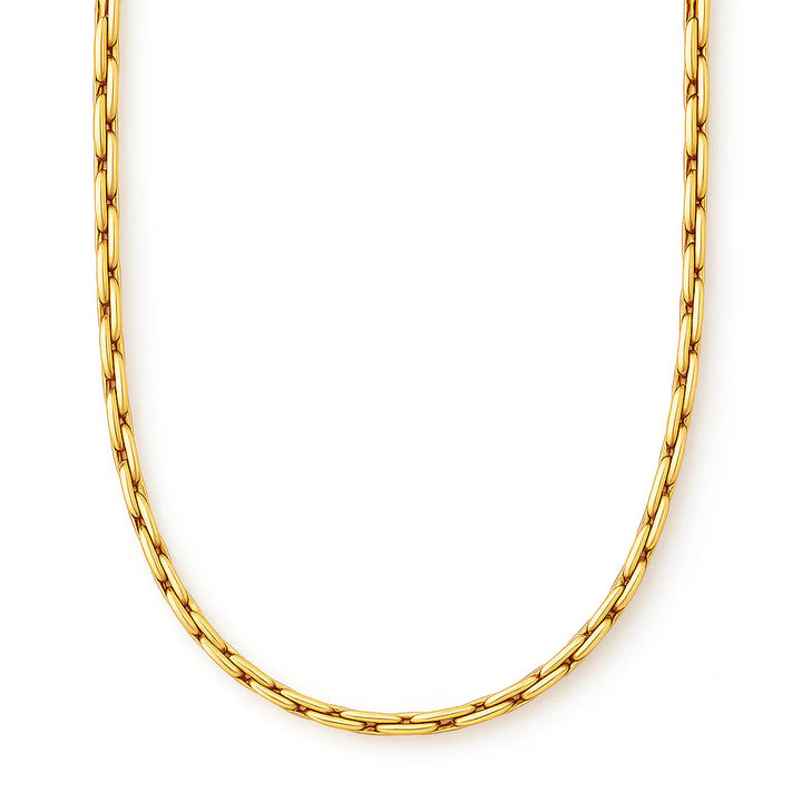 Rectangular Box Chain Necklace-Embark Fine Jewelry