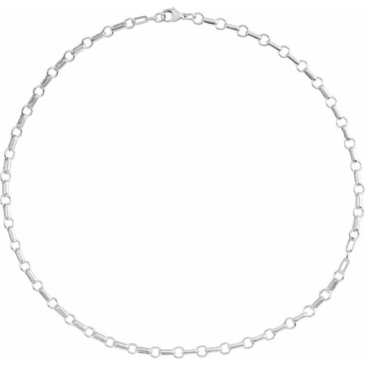 Rolo Link Chain Necklace