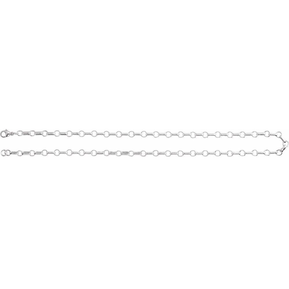 Rolo Link Chain Necklace