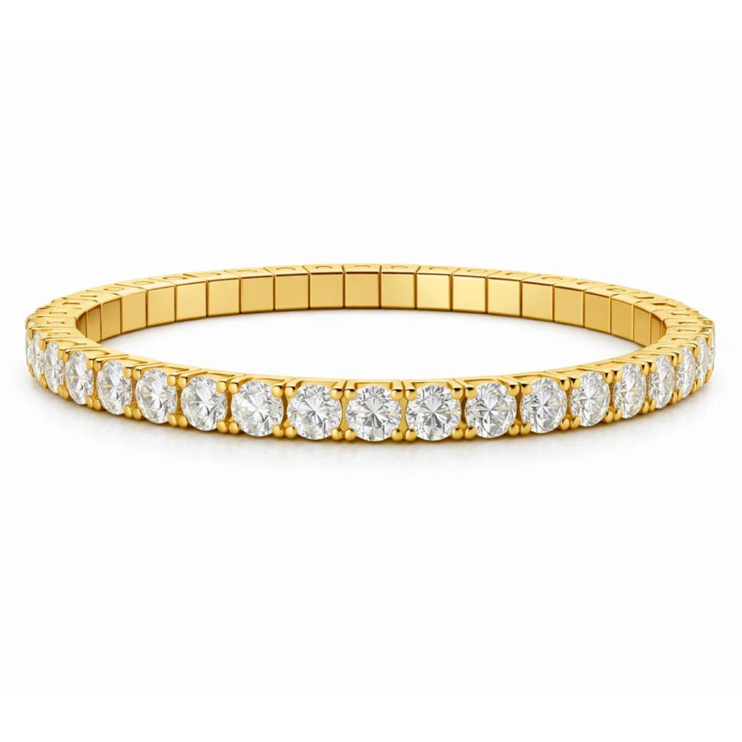 Round CZ Flex Bracelet
