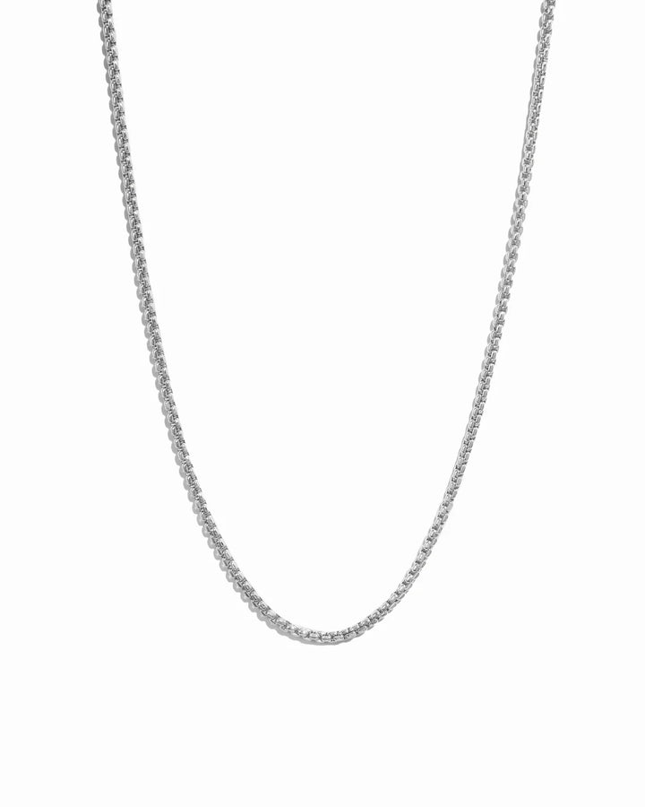 Rounded Box Chain Necklace-Embark Fine Jewelry