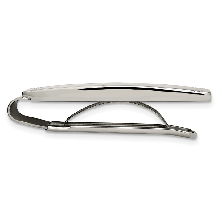 Engravable Grooved Money Clip