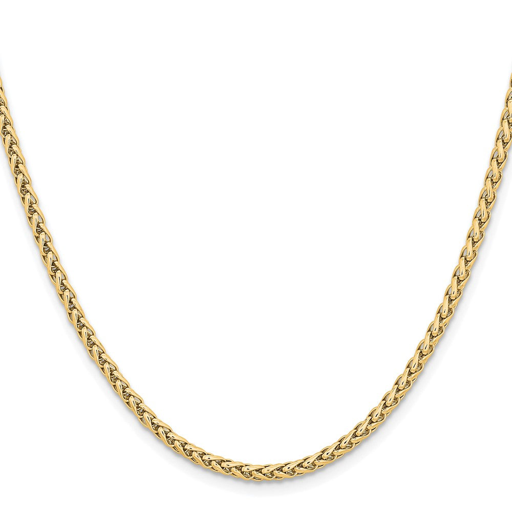 Gold Plated Stainless Steel Wheat Chain Necklace