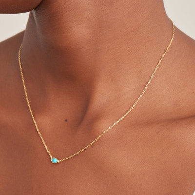 Turquoise Wave Necklace