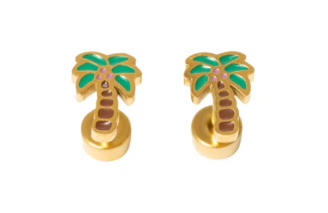 Palm Tree Studs