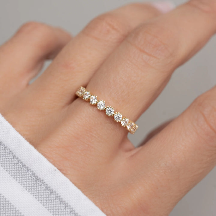 Shared Prong Eternity Ring