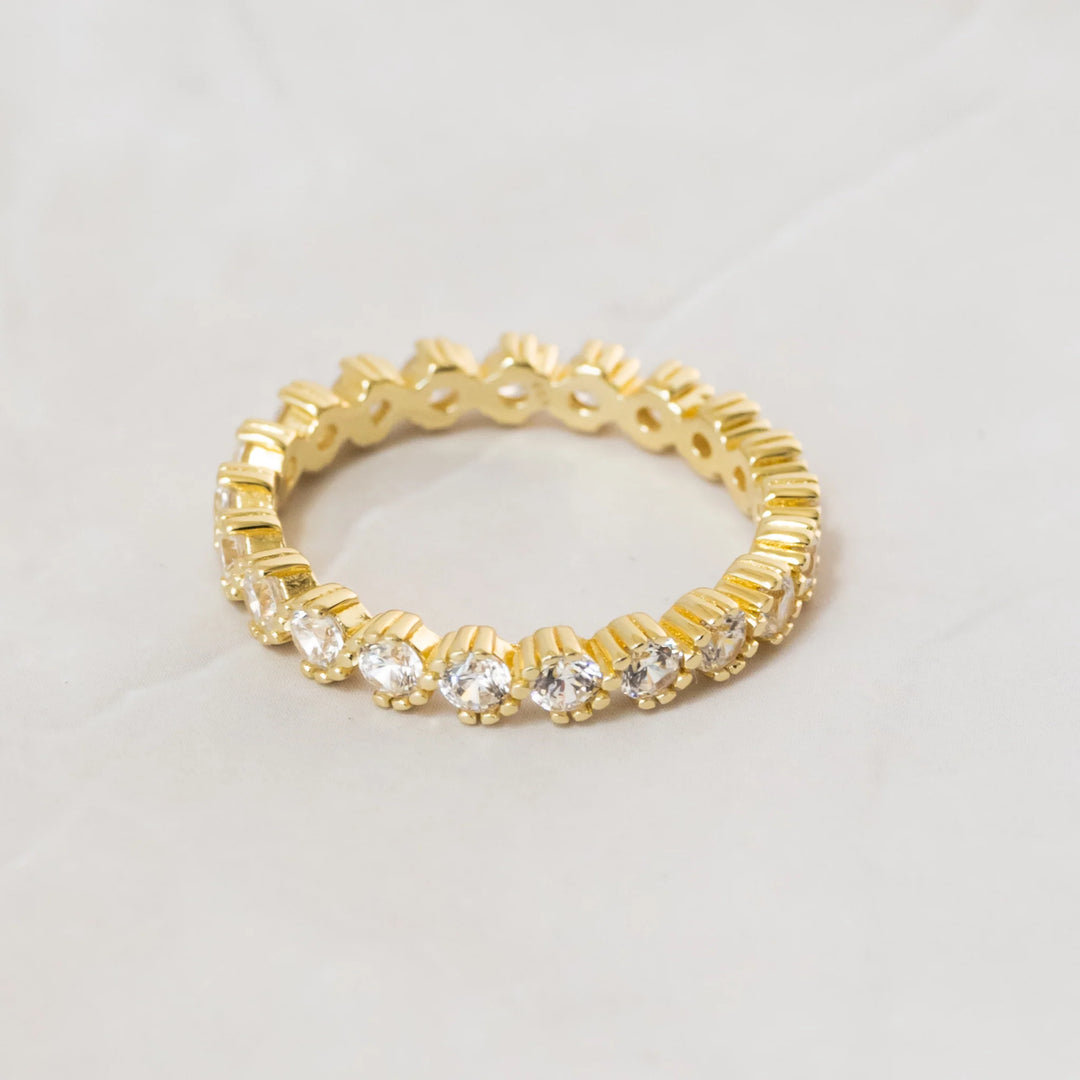 Shared Prong Eternity Ring