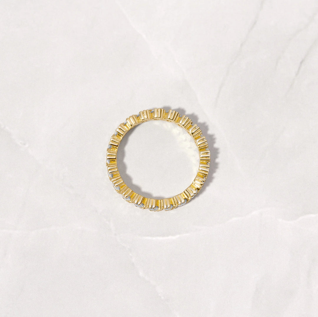 Shared Prong Eternity Ring