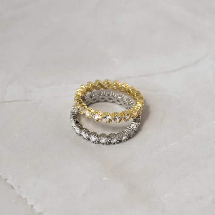 Shared Prong Eternity Ring