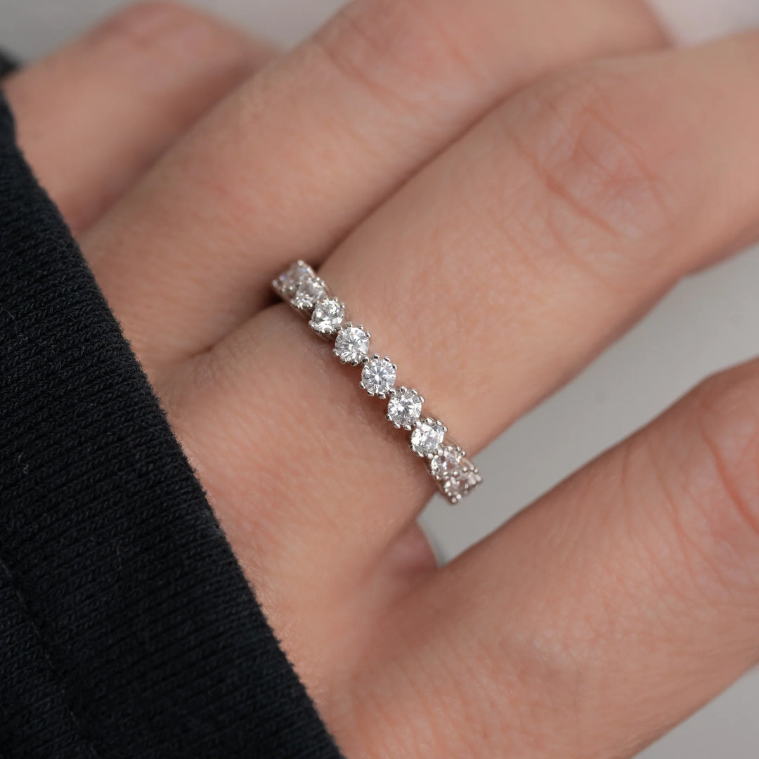 Shared Prong Eternity Ring