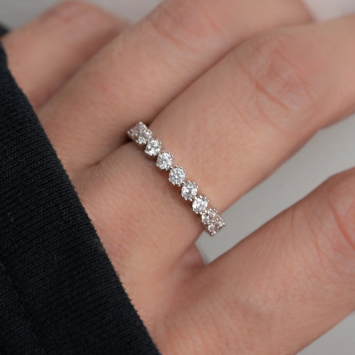Shared Prong Eternity Ring