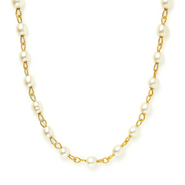 Sheena Dainty Pearl Choker Necklace