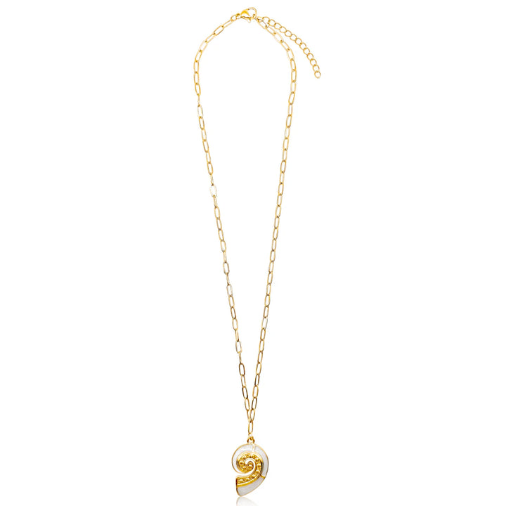 Shell Paperclip Necklace