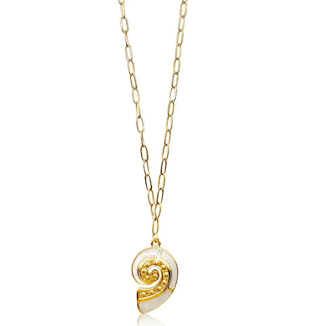 Shell Paperclip Necklace