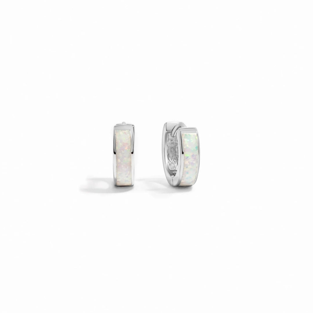 Opal Enamel Huggies