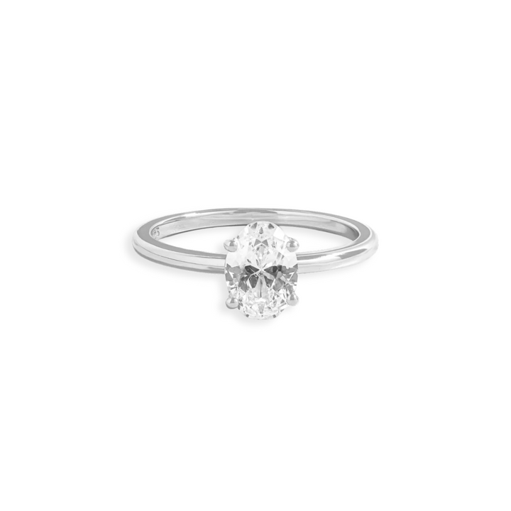Oval Solitaire Travel Ring