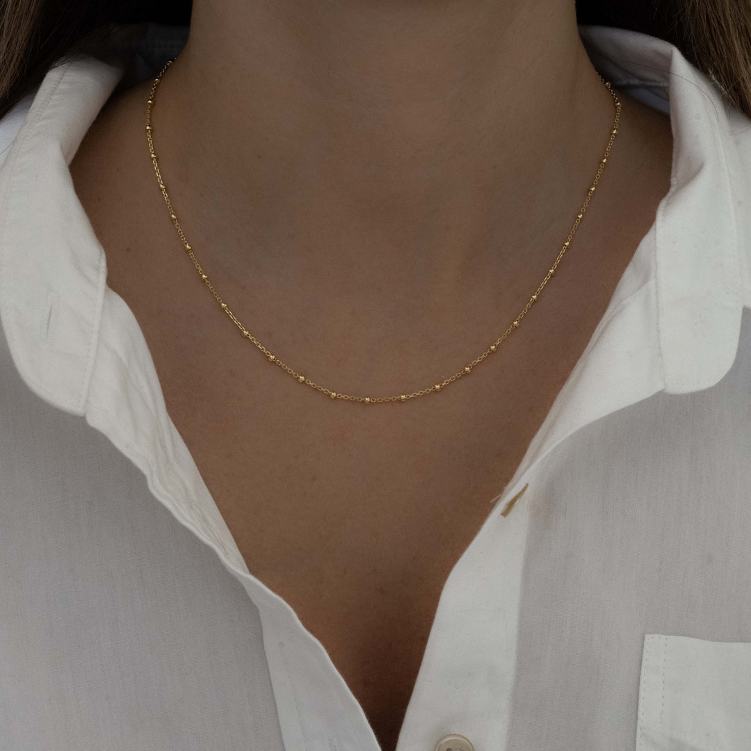 Simple Beaded Necklace-Embark Fine Jewelry