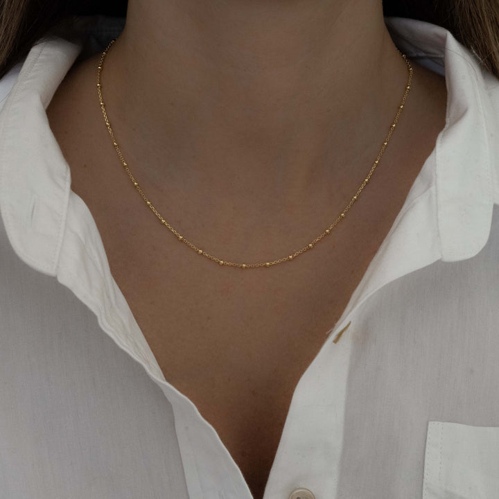 Simple Beaded Necklace-Embark Fine Jewelry