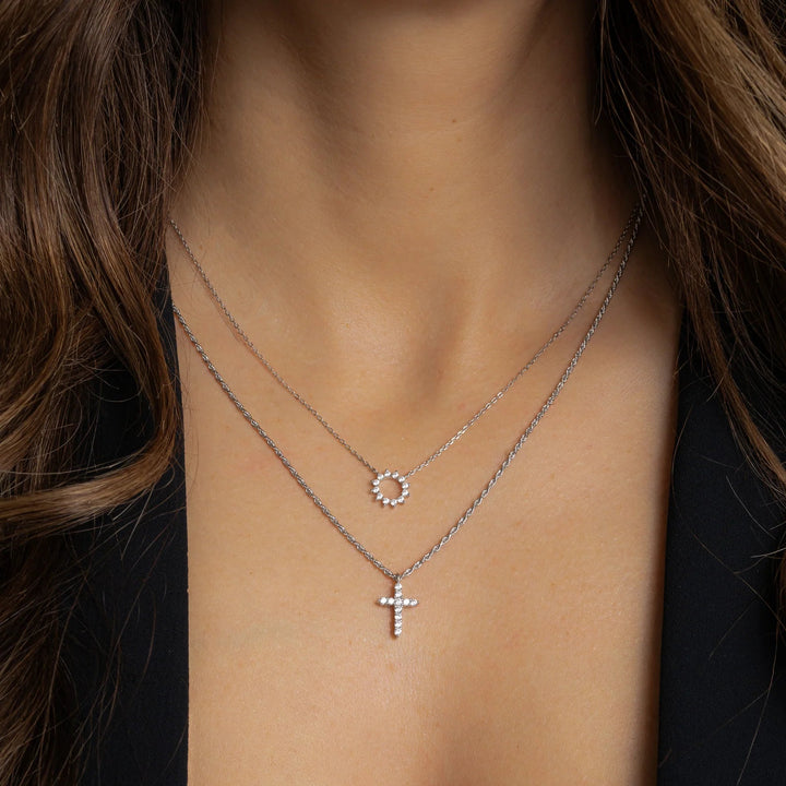 Simple Cross Necklace-Embark Fine Jewelry