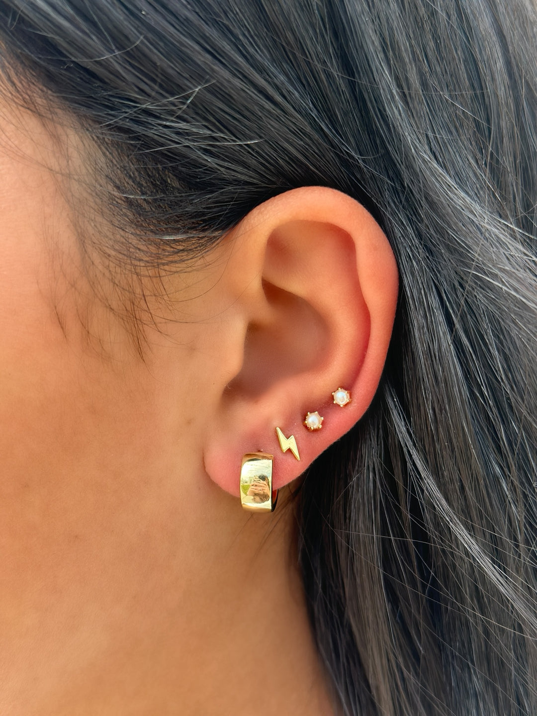 Small Chunky Hoops